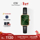 丹尼爾惠靈頓（DanielWellington）DW女士手表簡(jiǎn)約時(shí)尚小綠表送女友新年禮物商務(wù)輕奢DW446