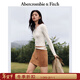 Abercrombie & Fitch【百搭V領(lǐng)T】小麋鹿圖案打底內搭上衣25秋季女裝139-5849 白色 M (165/96A)