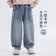 悠悠童話(huà)春秋男童軟牛仔褲水洗棉質(zhì)舒適兒童休閑褲2026中大童男孩褲子