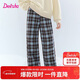 笛莎（DEESHA）女童長(cháng)褲2025秋冬款兒童寬松休閑復合絨衛褲女孩童裝