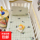 雙層紗床墊寶寶小褥子全棉純棉拼接床軟墊兒童幼兒園睡墊嬰兒褥子 熊貓讀書(shū)【單件床墊】 60*200cm