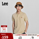 Lee標準版防曬紫外線(xiàn)刺繡logo涼感短袖男女同款情侶polo衫休閑潮