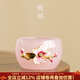 陶羽花語(yǔ)琉璃茶杯家用主人杯單杯粉色加厚玻璃琉璃女品茗杯功夫茶具 花語(yǔ)琉璃清香杯(蝴蝶蘭)