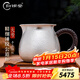 歸銀堂純手工精細錘紋公道杯純銀功夫茶具公平杯足銀999茶海輕便公杯 大號 320ml+證書(shū)+禮盒