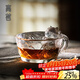 高茗（gaoming） 高茗 琉璃茶杯故宮御貓杯耐熱玻璃主人杯單杯個(gè)性創(chuàng  )意喝茶小杯可愛(ài)茶盞 朕的江山杯