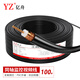億舟（YZ）2M線(xiàn)兩兆線(xiàn)通信高清音視頻線(xiàn) 同軸電纜視頻監控線(xiàn)材無(wú)氧銅 SYV75-5-1（128編）100米