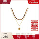 Arsis【明星同款】蛇紋雙層疊鏈項鏈女虎眼石鎖骨鏈女圣誕節禮物送女友