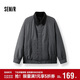 森馬（Semir）棉服男假兩件飛行員拼接牛仔棉衣2025年oversize冬109725112106