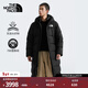 北面（The North Face）羽絨服情侶Mountain長(cháng)款700蓬鵝絨防潑濺保暖冬秋冬上新|89Z3 JK3/宇宙黑 L /175