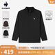 樂(lè )卡克（Le coq sportif）【網(wǎng)球】法國公雞2025年秋冬新品男款拼接長(cháng)袖T恤 炫黑色 L