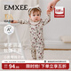 嫚熙（EMXEE）新品嬰兒連體衣竹棉羊毛連身衣寶寶連身衣爬服哈衣 莓夢(mèng)奇境 80cm 【9-18個(gè)月，體重8.5-10kg】