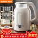 蘇泊爾（SUPOR）電水壺1.5L玻璃內膽電熱水壺 316L不銹鋼燒水壺 多段恒溫電子保溫 母嬰沖奶粉 SW-15E36L