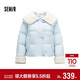 森馬（Semir）羽絨服女冬季拼接毛領(lǐng)大翻領(lǐng)80絨子寬松2025甜美上衣109725113033