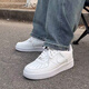 耐克（NIKE）男鞋女鞋春季新款AIR FORCE 1空軍一號純白AF1情侶休閑鞋運動(dòng)板鞋 DH2920/CW2288-111純白 小白鞋 41 男