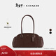 蔻馳（COACH）【禮物】女士EMPIRE CARRYALL 34號手袋牛皮革手提包單肩包 B4/楓樹(shù)棕色（新版）