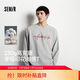 森馬（Semir）王安宇同款|長(cháng)袖T恤男純棉打底衫字母t25秋印花內搭109725101204