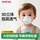 COOKSS嬰兒口罩3D可調節0-6月-3歲新生兒防護口罩男女寶寶一次性口罩