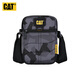 卡特（CAT）單肩斜挎包6.7英寸手機包小號迷你戶(hù)外運動(dòng)休閑包 黑灰迷彩 84059