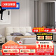 晚安（goodnight）奶油風(fēng)皮藝雙人床現代簡(jiǎn)約軟包頭層牛皮床1.5米婚床WA932高箱款