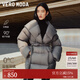 VEROMODA羽絨服2025冬季新款90白鴨絨連帽休閑羽絨服325412035新年過(guò)年 花崗石灰色 S