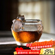 高茗（gaoming） 高茗 琉璃茶杯故宮御貓杯耐熱玻璃主人杯單杯個(gè)性創(chuàng  )意喝茶小杯可愛(ài)茶盞 御貓琉璃杯