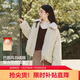 森馬（Semir）羽絨服女插肩袖可脫卸毛領(lǐng)2025冬季oversize花苞外套109725113017