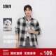 森馬（Semir）[商場(chǎng)同款]長(cháng)袖襯衫男純棉格紋外套2025春季上衣寬松101125105106