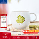 德國唯寶（Villeroy&Boch）唯愛(ài)系列 進(jìn)口創(chuàng  )意簡(jiǎn)約圖案 陶瓷家用高顏值水杯咖啡杯馬克杯 幸運之草馬克杯