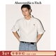 Abercrombie & Fitch【李現同款】小麋鹿圖案美式牛津長(cháng)袖襯衫25秋冬男裝125-5224 白色 M (180/100A)