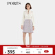 PORTS寶姿春季新品女裝多色條紋優(yōu)雅修身半身裙ALP8S007RFQ064 粉色格紋 S (4)