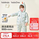 巴拉巴拉balaOne嬰兒連體衣寶寶衣服2025冬裝羽絨服連帽鵝絨208425120212