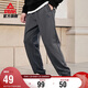 匹克運動(dòng)褲男冬季寬松跑步針織長(cháng)褲戶(hù)外潮流百搭褲子男休閑褲DF343250