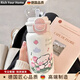 RICH YOUR HOME德國品質(zhì)可愛(ài)保溫杯學(xué)生水杯女生高顏值大容量小巧可攜式便攜提環(huán) 花花小狗杯[硅膠吸嘴+密封防漏] 500ml