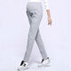樂(lè )韻寶（LEYUNBABY）純棉孕婦打底褲新款韓版長(cháng)褲全階段適用托腹打底褲孕婦春季褲子 貼兜淺灰春秋款 L碼