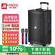 曼龍（MALONE）M-9112戶(hù)外音響藍牙直播k歌廣場(chǎng)舞便攜拉桿音箱三分頻重低音帶聲卡無(wú)線(xiàn)話(huà)筒擴音器