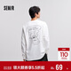 森馬（Semir）×RYO藝術(shù)家系列長(cháng)袖T恤男上衣冬季情侶裝oversize潮101724101201