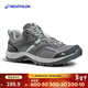 迪卡儂（DECATHLON）鞋登山鞋男戶(hù)外防滑透氣耐磨女運動(dòng)鞋低幫旅游徒步鞋ODS MH100 女款_鉛灰色 37
