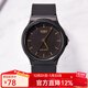 卡西歐手表 學(xué)生運動(dòng)簡(jiǎn)約石英小黑表 休閑指針?lè )浪醺咧猩直砥呦ΧY物 MQ-24-1E  店長(cháng)推薦
