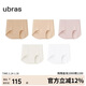 ubras無(wú)尺碼包臀女士?jì)妊澟咕抟d無(wú)痕5條裝 隱形+瓷肌+奶油+燕麥+白