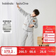 巴拉巴拉balaOne兒童家居服套裝男童女童2025冬季加絨保暖萌209425171207