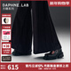 DAPHNE LAB達芙妮方糖瑪麗珍復古厚底擦色細節T帶小皮鞋女鞋  黑色 38