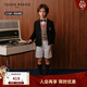 Teenie Weenie Kids小熊童裝25年新款男女童休閑學(xué)院英倫西裝夾克 藏青色 160cm