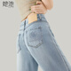 她池天絲直筒牛仔褲女2026春裝新高腰垂感清涼休閑長(cháng)褲