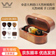 WAMBOOKA意大利手工吉他撥片關(guān)于吉他的禮物電吉他民謠項鏈吊墜禮盒裝 【實(shí)木禮盒裝】薄款五種材質(zhì)各一