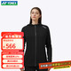 YONEX尤尼克斯羽毛球服女款外套軟殼連帽透氣訓練服YOBC4053CR黑色L