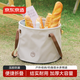 京東京造 可折疊水桶戶(hù)外旅行露營(yíng)釣魚(yú)圓形便攜式水盆多用途野餐儲水桶10L