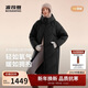 波司登25羽絨服女士冬季90絨加厚連帽寬松超長(cháng)款休閑百搭保暖外套