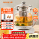 九陽(yáng)（Joyoung）0膠水養生壺玻璃花茶壺可拆卸茶籃 定制12大功能 煮茶器電熱燒水壺1.5L WY155