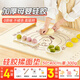 廚王爺硅膠揉面墊食品級面板和面墊子帶刻度40*50CM搟面杖切面刀三件套