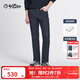 金利來(lái)【加絨加厚/含鵝絨絲】秋冬季節牛仔褲男水洗直筒商務(wù)休閑褲子 藏藍-95 33 175/84A 推薦140-145斤